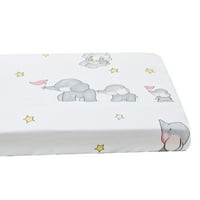 Mekani prozračni pamučni pokrivač za dječji krevetić navlaka za dječji krevetić s elastičnim remenom za bebe jelen