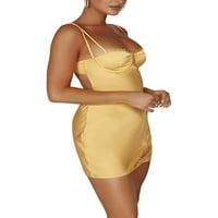 Ženska haljina s remenom s remenom za špagete s otvorenim leđima, čipkasta prošarana ljetna Mini haljina