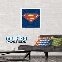 Stripovi-Superman-Klasični zidni poster s logotipom, 14.725 22.375