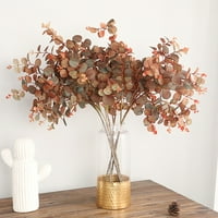 Park Mini faa svileni cvijet umjetne plastične biljke eukaliptusa za ukrašavanje radne površine kućnog ureda
