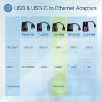 TRENDnet TUC-ETG, USB adapter-C za Gigabit Ethernet