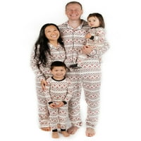 Odgovarajuća obiteljska božićna pidžama muški set pidžama Faislice Faislisle