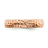 Prsten od sterling srebra s ružičastim premazom