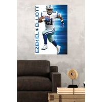 Dallas Kauboji 22 34 Ezekiel Elliot Poster