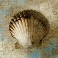Ispis suvenirnog plakata s pogledom na more Keitha Malletta
