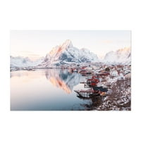 Planine Reine Norveške 20 24 Neprerađeni zidni umjetnički tisak