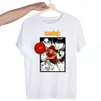 Japanska anime majica za muškarce, Muški vrhovi kratkih rukava, muška majica, Bijela ležerna Majica, Ženske majice