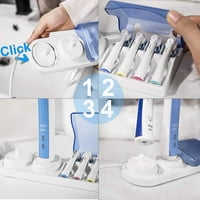 Držač četkice za zube kompatibilan s vrhom električne četkice za zube