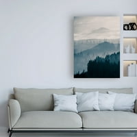 Zaštitni znak likovne umjetnosti 'Plave planine I' Canvas Art by Photoinc Studio