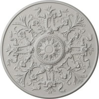 33mumbo 3 4 mumbo stropni medaljon Versailles, ručno oslikan Ultra čistom bijelom bojom
