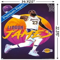 Los Angeles Lakers - plakat LeBron James Wall, 14.725 22.375
