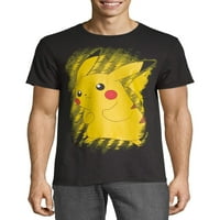 Pokemon Brushy Pikachu Muška i grafička majica s velikim muškarcima