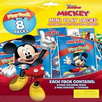Disney Mickey Mouse Mini igrajte se s Page Mini bojankom i bojicama
