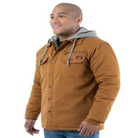 Wrangler radna odjeća Muška jakna s prekrivanom košuljom, veličina mala do 3xl