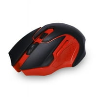 Gaming miš 3200 dpi 2,4 GHz bežični optički gaming miš za vrhunski igrač računala gaming miš za prijenosno računalo-crvena