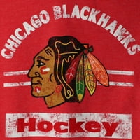TIMLJI RED CHICAGO BLACKHAWKS TEAM Majica