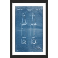 MARMONT HILL - Nacrt boca piva Steve King uokviren slikarskim umjetničkim printom