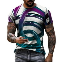 Rasprodaja muške košulje Muška Casual majica s printom od 3 do 3 inča grafički otisci vrhovi dugih rukava ležerna bluza