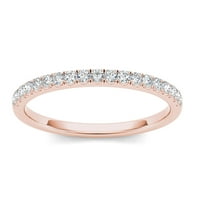 Carat T.W. Dijamantni 14KT Rose Gold Wedding Band