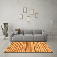 Moderne pravokutne apstraktne narančaste prostirke za prostore tvrtke, 2' 3'