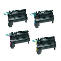 Obnovljeni patroni za toner Lexmark - dodatni visoki kapacitet - 4 -pack