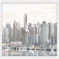 Vancouver Skyline uokviren tisak slikarstva