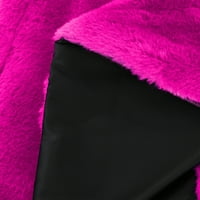 Ženski zimski kaput Plus size Ležerne jakne od flisa s reverom jednobojna mekana ugodna gornja odjeća za žene