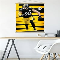 Zidni poster Pittsburgh Steelers-T. J. u magnetskom okviru, 22.37534