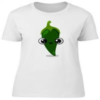 Slatka Ženska majica s uzorkom zelene čili papričice-Slika Iz e-maila