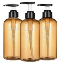 Set boca za sapun od 500 ml, boca za tekući šampon za višekratnu upotrebu i gel za tuširanje