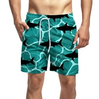 Muške kratke hlače za muškarce muške ljetne kratke hlače za plažu s printom, cool kratke Ležerne široke modne kratke hlače s džepovima