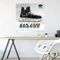 Zidni poster San Jose Sharks-drip Skate, 22.375 34