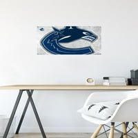 Vancouver Canucks - plakat s logotipom na zidu s gumbima, 14.725 22.375