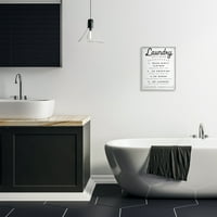 Opcije za pranje rublja Stupell Industries potpisuju Smiješni prijedlozi za čišćenje siva uokvirena zidna umjetnost, 20, dizajn Daphne