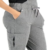 Hanes Comfortfit Stretch Women's Plus Plus Jogger Scrub hlače