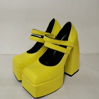About / ženske slane banket cipele s vrlo visokom petom, platformom i debelim potpeticama, Peep-toe pumpice, jesenska rasprodaja