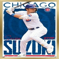 Chicago Cubs - Seiya Suzuki Wall Poster, 22.375 34 uokviren