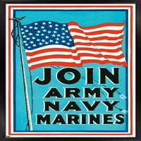 Zidni plakat Pridružite se marinskoj vojsci, uokviren 14.725 22.375