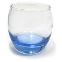 Moderni klasični jedinstveni set čaša od kobaltno plavog stakla za vino i viski