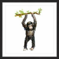 Marmont Hill čimpanza Groot Michelle Dujardin, gravura uokvirene slike