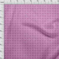 Jednobojna pamučna Batiste ružičasta Tkanina Azijska Ikat tkanina za šivanje tiskana zanatska tkanina širine dvorišta