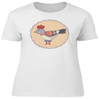 Cool Ženska majica s uzorkom ptica Jurok - slika od Abook, Ženski Abook-Plus Size