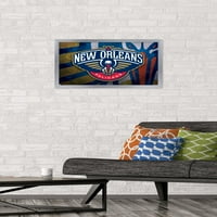 Novi Orleanski pelikani-plakat na zidu s logotipom, 14.725 22.375