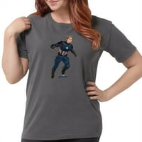CafePress - Captain America - Ženska košulja Comfort Colors®