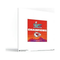 Galerija Pops NFL - Super Bowl LVII prvak Kansas City Chiefs Wall Art, Unframed verzija, 12 12