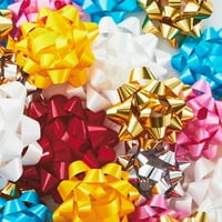 Asortiman markiranih poklona za Božić, Hanuku, rođendane, vjenčanja, dječje zabave sa šarenim papirnatim mašnama