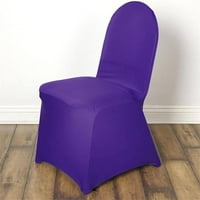 160g/cm premium ljubičasta navlaka za banket stolicu od rastezljive tkanine 160g / cm