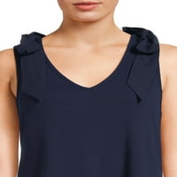 Ženska pletena Mini haljina u obliku ramena u obliku ramena, veličine u obliku ramena