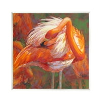 Prediranje flamingo divljih životinja priroda životinje i insekti slikati bezbroj umjetnički tiskani zidni umjetnost