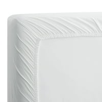 Mekani i izdržljivi set posteljine od mikrovlakana, bijeli